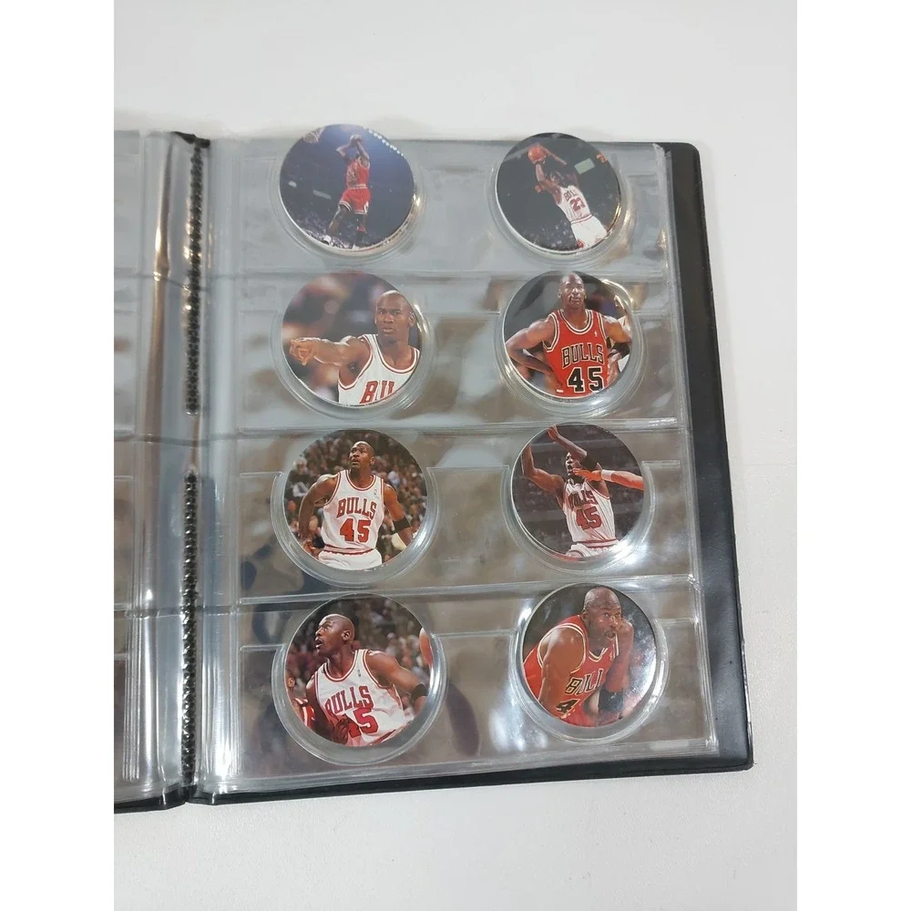 1995 Upper Deck Michael Jordan Milk Cap Pogs Set 1-54 With‎ Case